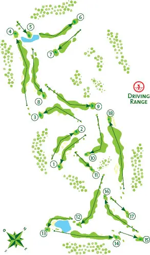 Course Map Vale da Pinta Golf Course