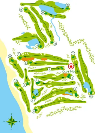 Course Map Quinta da Ria Golf Course