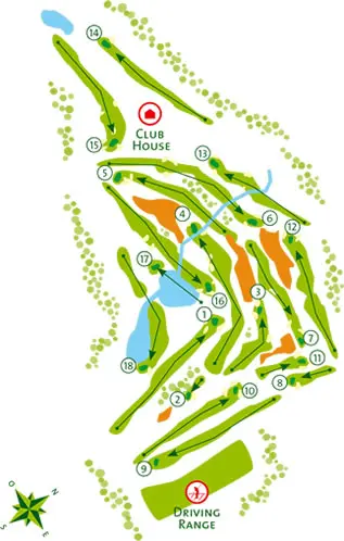 Course Map Quinta de Cima Golf Course